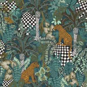 PAPEL PINTADO CASAMANCE AVENTURA BELIZE VER/OCRE