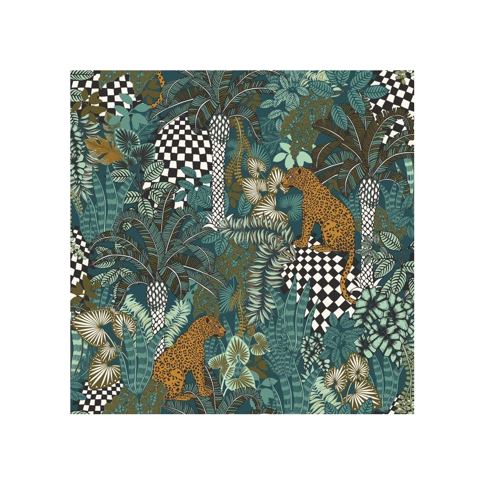 PAPEL PINTADO CASAMANCE AVENTURA BELIZE VER/OCRE