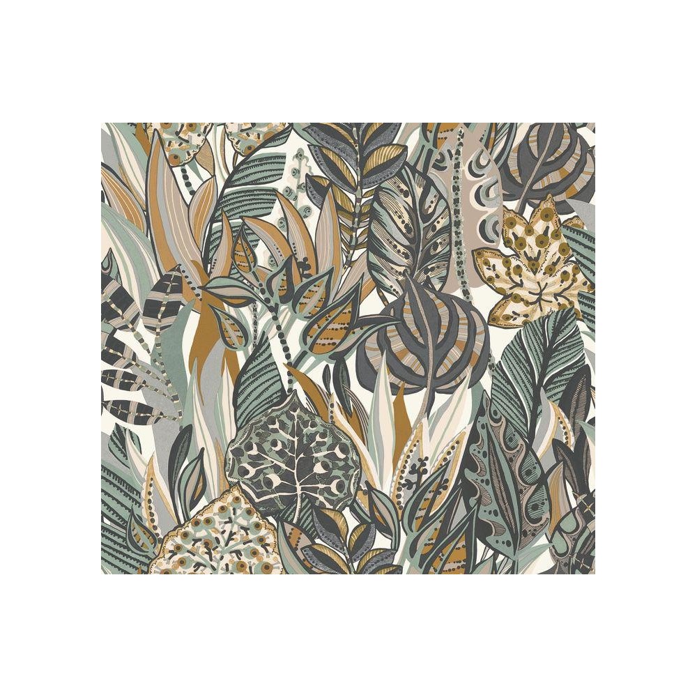 PAPEL PINTADO CASAMANCE AVENTURA DESIRADE GR/AZ/OC