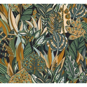 PAPEL PINTADO CASAMANCE AVENTURA DESIRADE VE/AZ/OC