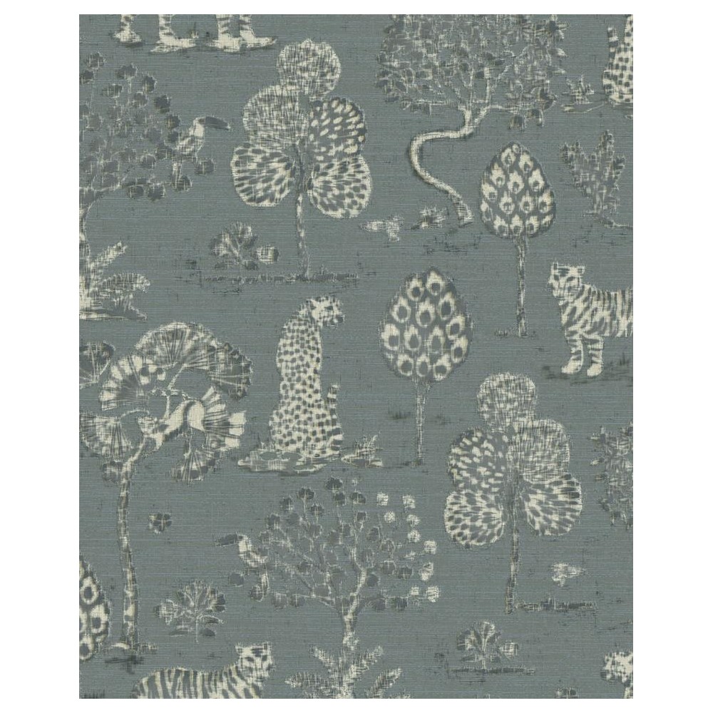 PAPEL PINTADO EIJFFINGER OASIS 317315 AZUL GRIS