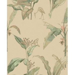 PAPEL PINTADO EIJFFINGER OASIS 317344 BEI/VER