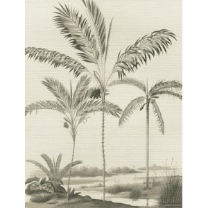 MURAL EIJFFINGER OASIS PALM BLACK & WHITE 