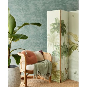 PAPEL PINTADO EIJFFINGER OASIS 317305 TURQUESA