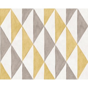 PAPEL PINTADO YBARRA SERRET MAASAI MAA OCRE/GR