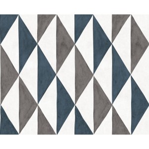 PAPEL PINTADO YBARRA SERRET MAASAI MAA AÑIL/GRIS