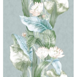 PAPEL PINTADO YBARRA SERRET MAASAI RIVERINE AQUA