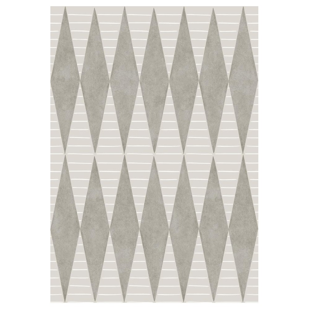 PAPEL PINTADO YBARRA SERRET MASSAI WARRIOR PLATA