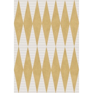 PAPEL PINTADO YBARRA SERRET MASSAI WARRIOR OCRE