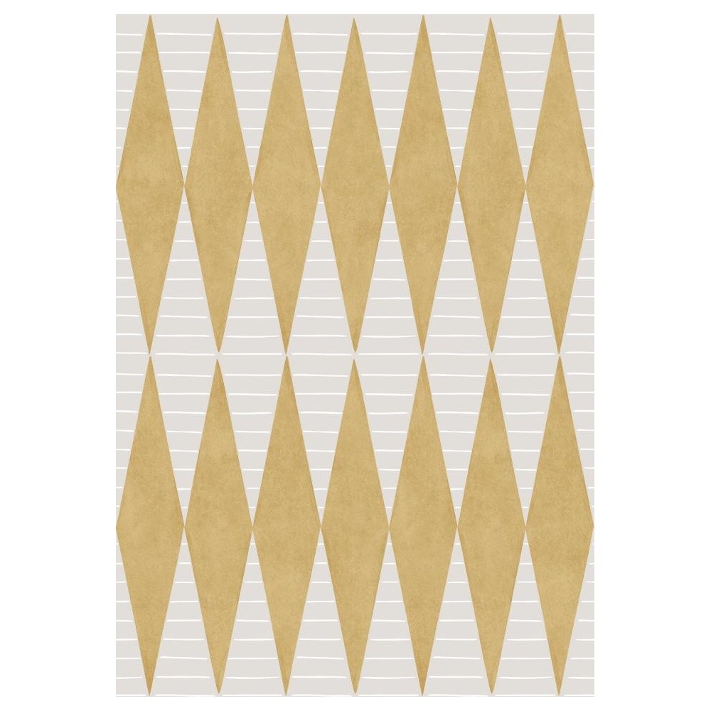 PAPEL PINTADO YBARRA SERRET MASSAI WARRIOR OCRE