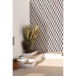 PAPEL PINTADO YBARRA SERRET MAASAI MAA ADOBE/GR