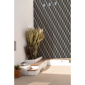 PAPEL PINTADO YBARRA SERRET MAASAI MAA CARBÓN