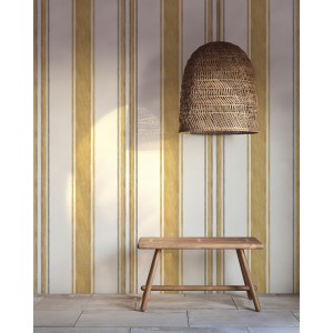 PAPEL PINTADO YBARRA SERRET MAASAI BAOBAB OCRE/GR