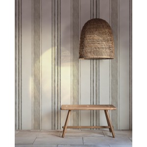 PAPEL PINTADO YBARRA SERRET MAASAI BAOBAB PLATA/GR