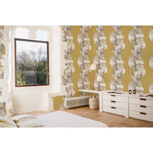 PAPEL PINTADO YBARRA SERRET MAASAI RIVERINE OCRE 