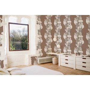 PAPEL PINTADO YBARRA SERRET MAASAI RIVERINE ADOBE