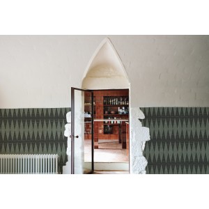 PAPEL PINTADO YBARRA SERRET MASSAI WARRIOR MENTA