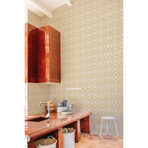 PAPEL PINTADO YBARRA SERRET MASSAI ROOTS OCRE