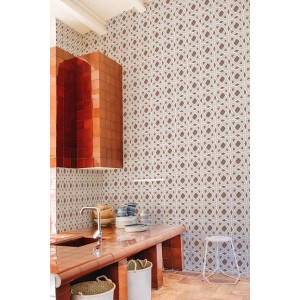 PAPEL PINTADO YBARRA SERRET MASSAI ROOTS ADOBE