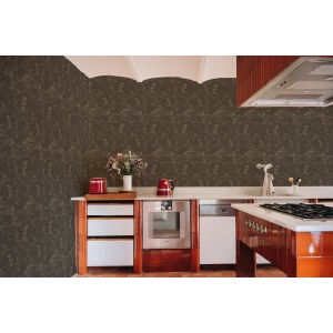 PAPEL PINTADO YBARRA SERRET MASSAI NGAI CARBON