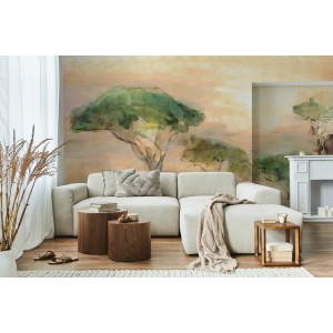 MURAL YBARRA SERRET MAASAI SERENGETI OCRE