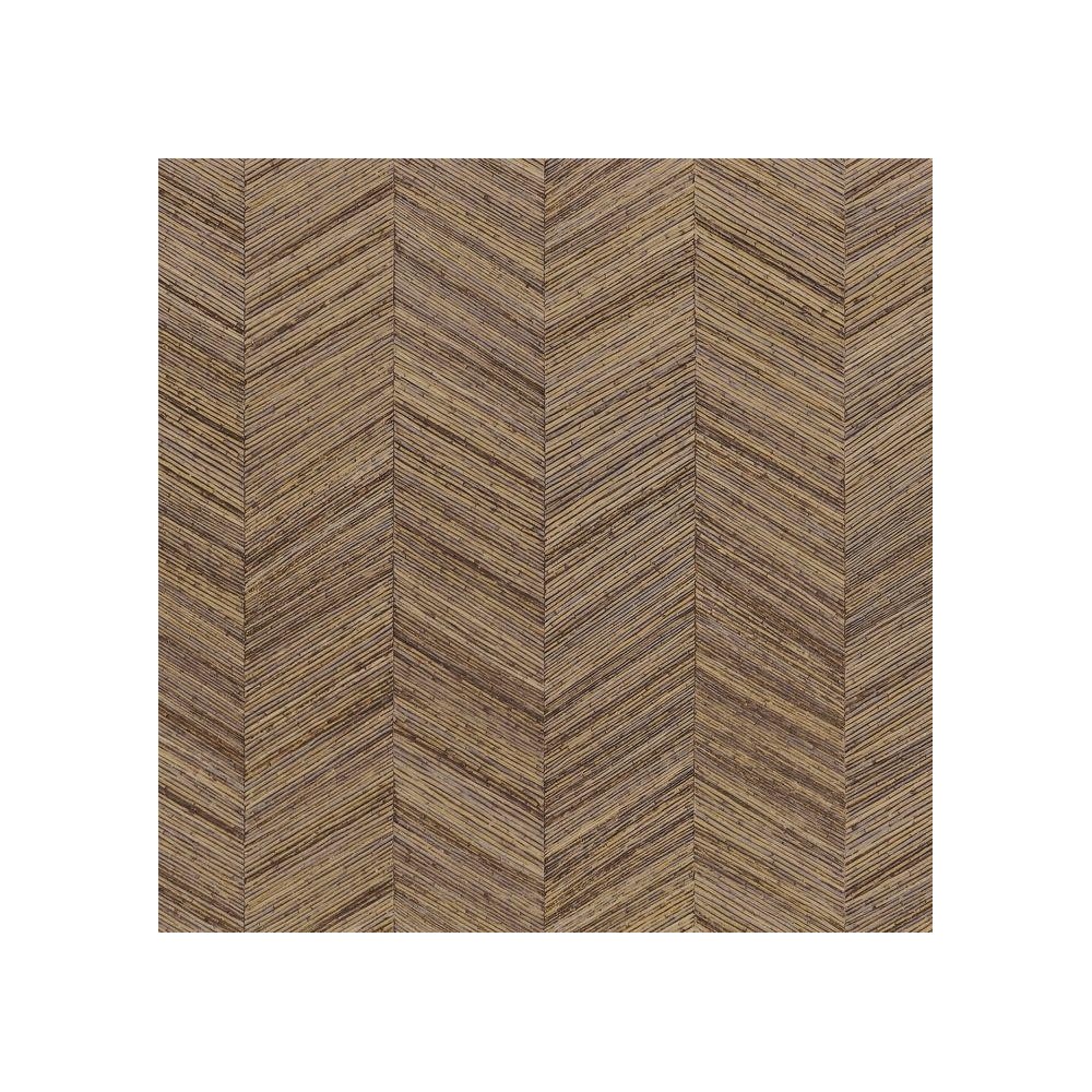 PAPEL PINTADO CASAMANCE VEGETAL OCOTEA MARRÓN