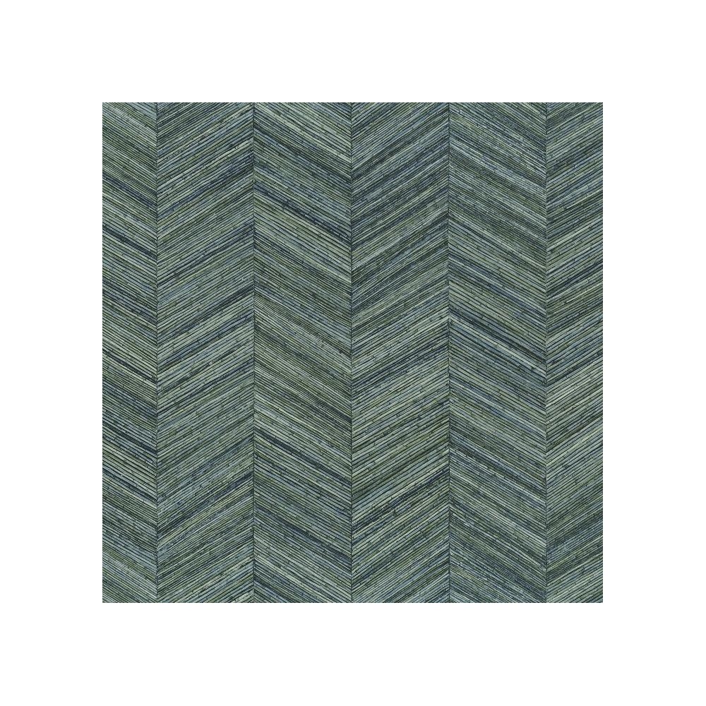 PAPEL PINTADO CASAMANCE VEGETAL OCOTEA VER/AZ