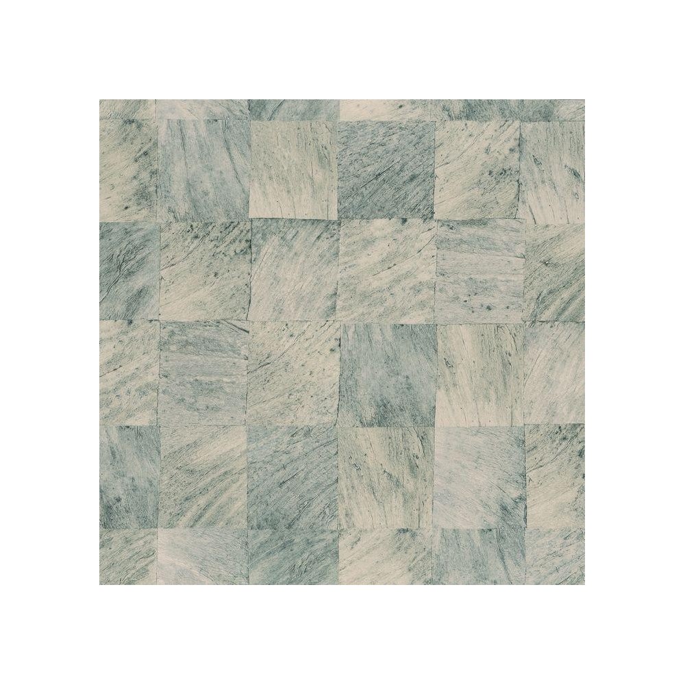 PAPEL PINTADO CASAMANCE VEGETAL ABALÉ AZ/VER