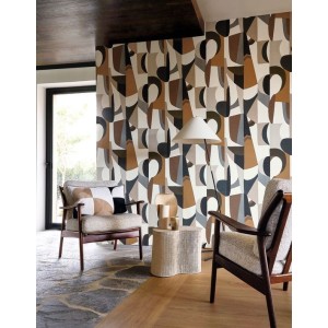 PAPEL PINTADO CASAMANCE L´ATELIER ASSEMBLAGE TIERR