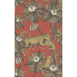 PAPEL PINTADO COLE & SON JABULA SATARA CORAL