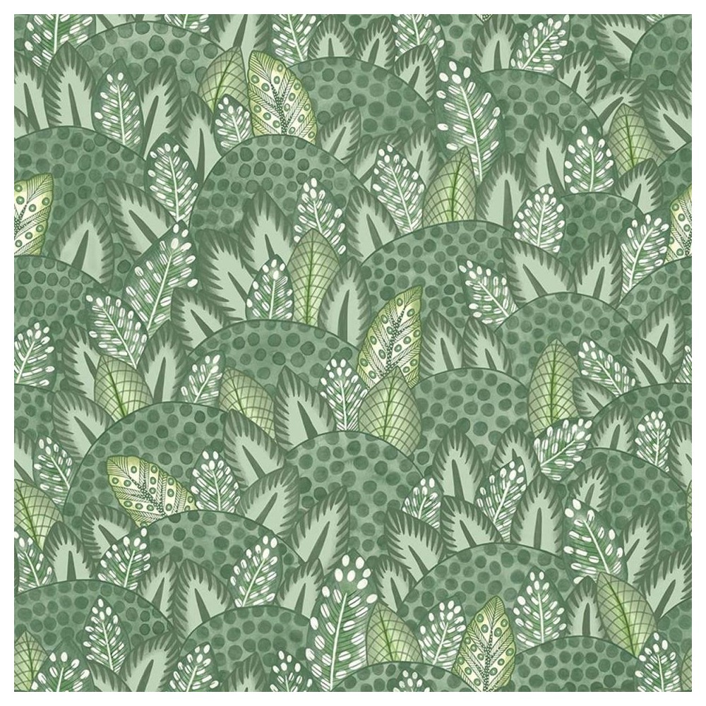 PAPEL PINTADO COLE & SON JABULA ZULU VERDE