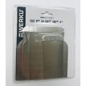 JUEGO ESPATULA CARROCERO WERKU 50-120 MM