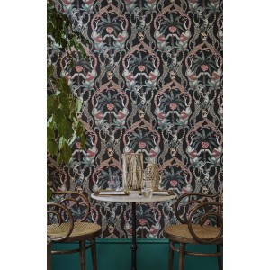 PAPEL PINTADO COLE & SON JABULA SAFARI NE/ROJ