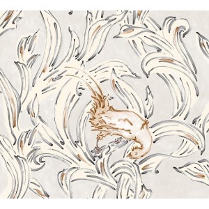 PAPEL PINTADO YBARRA SERRET INDIANO EXÓTICO SIENA 