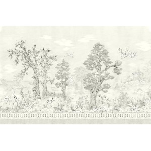 MURAL YBARRA SERRET INDIANO JACARANDA TARDE