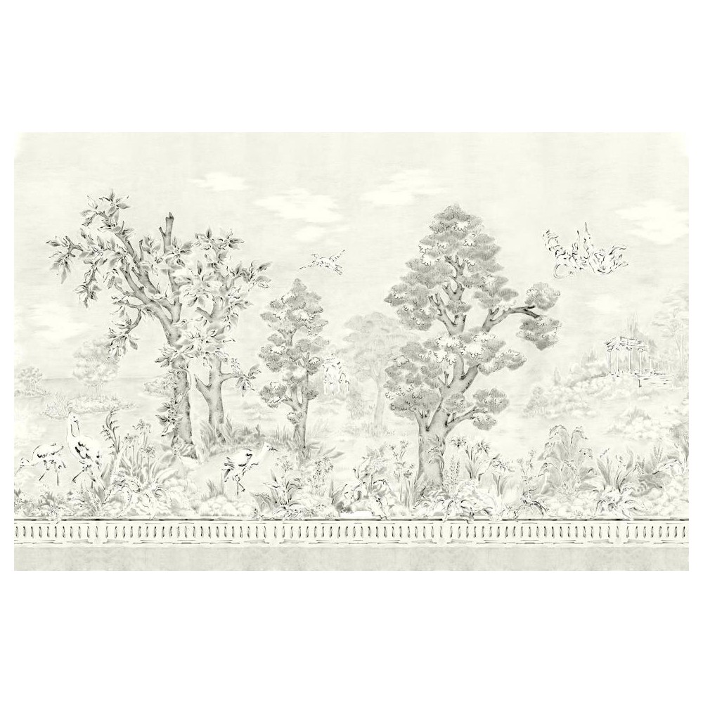 MURAL YBARRA SERRET INDIANO JACARANDA TARDE