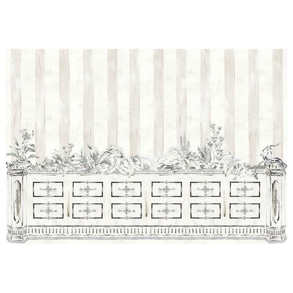 MURAL YBARRA SERRET INDIANO FACHADA MONO PERLA