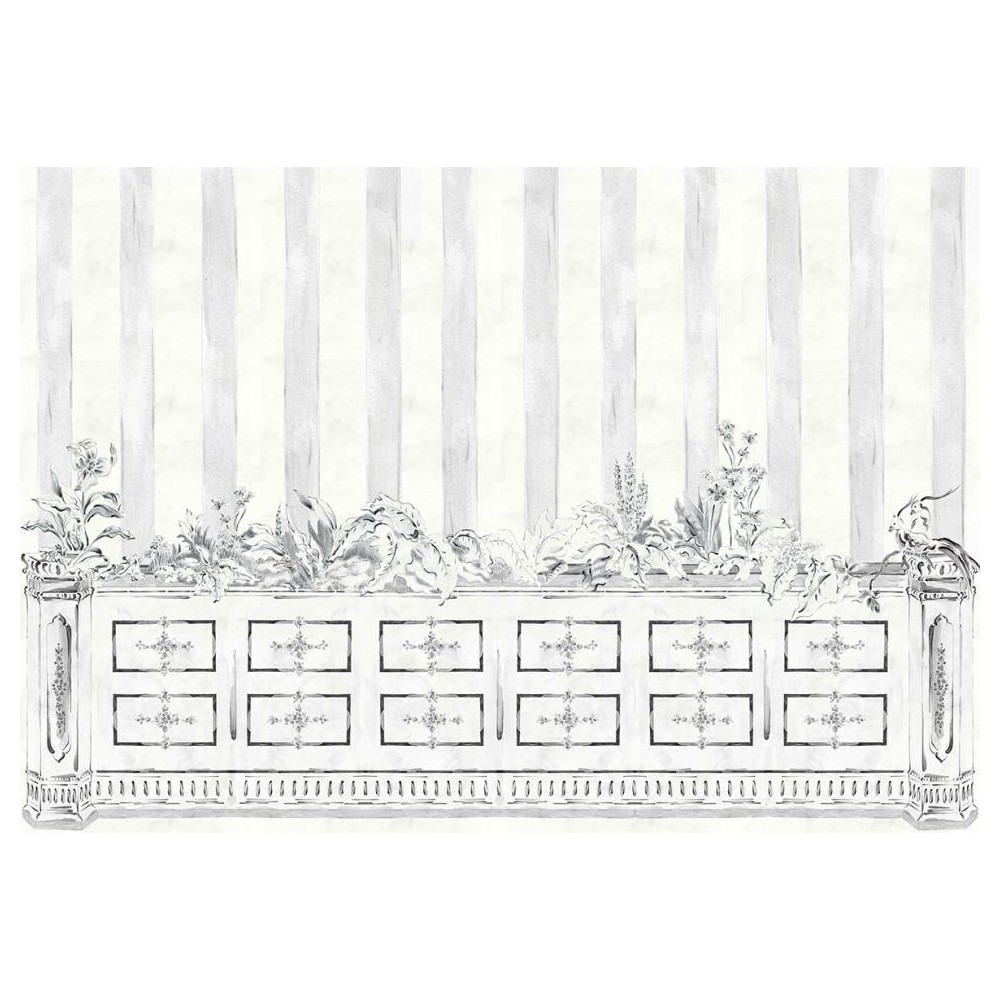 MURAL YBARRA SERRET INDIANO FACHADA MONO PIEDRA