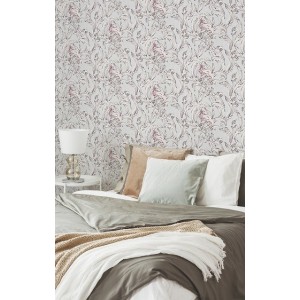 PAPEL PINTADO YBARRA SERRET INDIANO EXÓTICO CEREZA