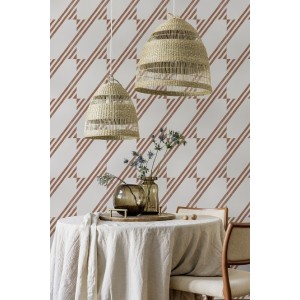 PAPEL PINTADO YBARRA SERRET INDIANO GUAJIRA SIENA