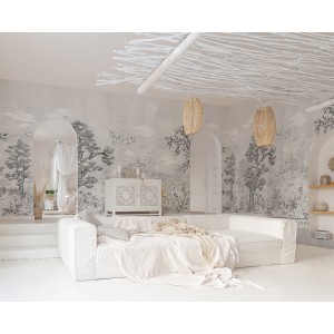 MURAL YBARRA SERRET INDIANO JACARANDA NOCHE