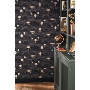 PAPEL PINTADO CASADECO VOYAGE ONIR EXPÉDITION NEG