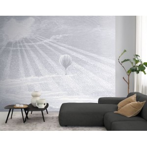 MURAL CASELIO VOYAGE ONIR TOUR DU MONDE GRIS 