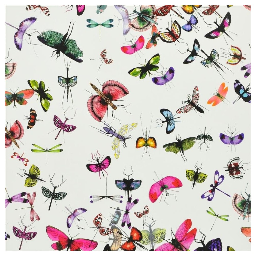 PAPEL PINTADO CHRISTIAN NOUVEAUX MARIPOSA PERROQUE