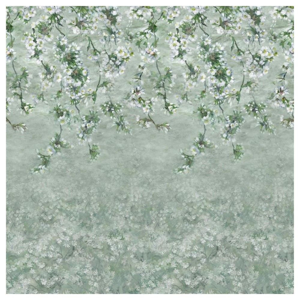 MURAL DESIGNERS SCENES&MURALS ASSAM BLOSSOM SAGE