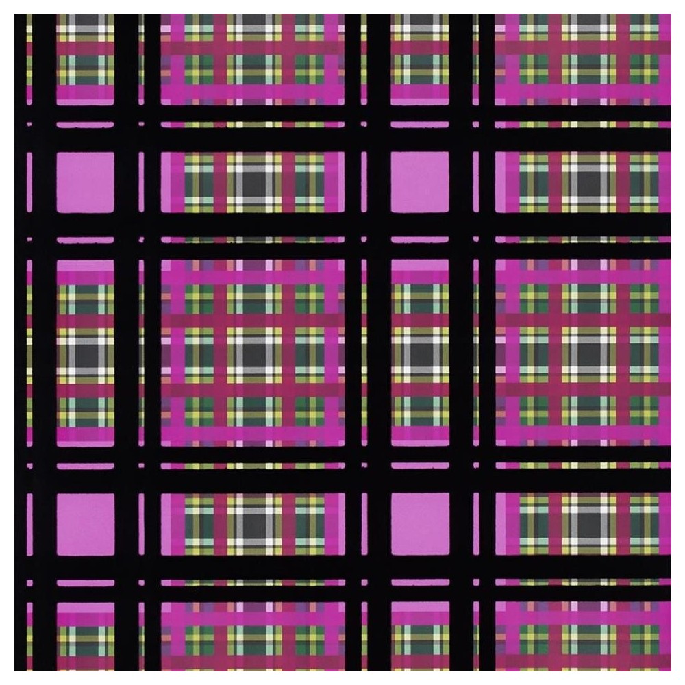 PAPEL PINTADO DESIGNERS SCENES CHENNAI FUCHSIA