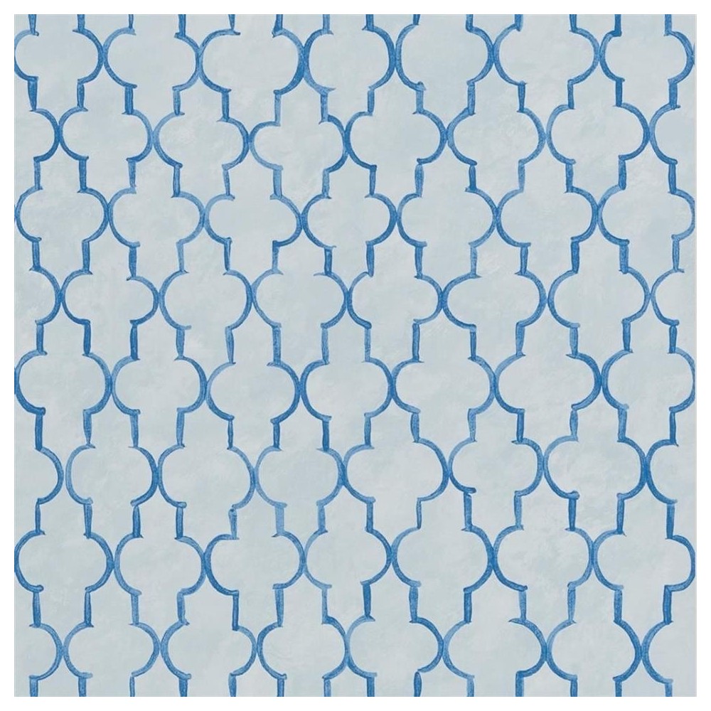 PAPEL PINTADO DESIGNERS PORCELAINE PERGOLA COBALT