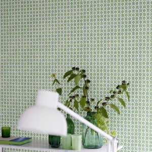 PAPEL PINTADO DESIGNERS PORCELAINE JAAL EMERALD