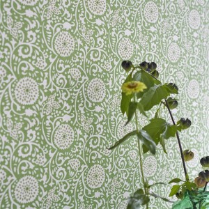PAPEL PINTADO DESIGNERS PORCELAINE SHAQUI EMERALD