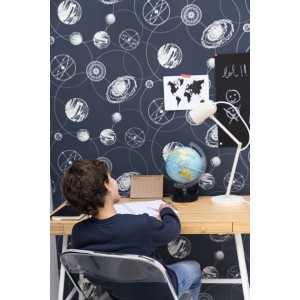 PAPEL PINTADO CASELIO YOUNG & FREE JUST FLY AZ/BL